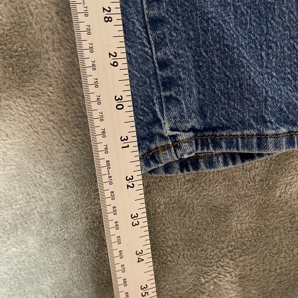 Universal Thread Women Denim Bib Overalls 14 Tapered 90s Grunge Y2K Effortless - Picture 11 of 12